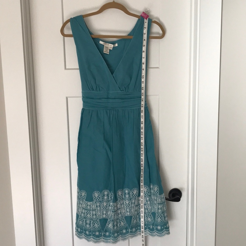 Max studio teal dress size M